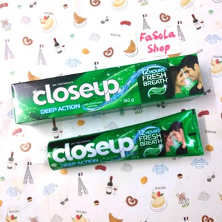 Kem đánh răng CLOSEUP 160g Việt Nam xuất Thái Lan tooth paste gel trắng miệng hôi nha nướu close up