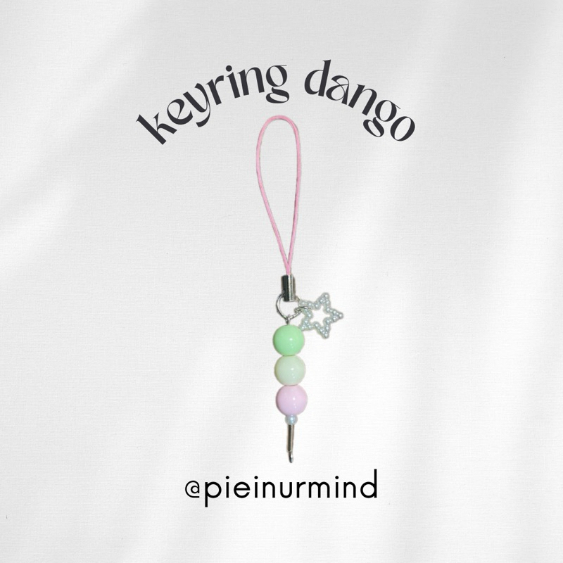 Keyring “DANGO” dễ thương, móc khoá, treo điện thoại