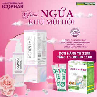 [DATE 2027] Dung dịch vệ sinh phụ nữ LUXURY HERBAL CARE ICOPHAR - Đánh bay viêm nhiễm, chống vi khuẩn, khử mùi hôi