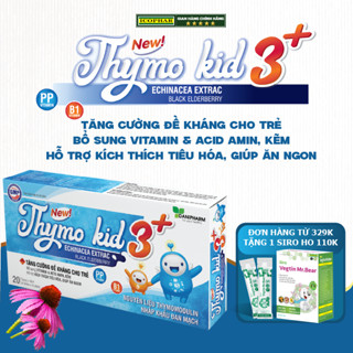 THYMOKID - NGUYÊN LIỆU THYMOMODULIN - TĂNG MIỄN DỊCH - TĂNG ĐỀ KHÁNG - GIẢM NGUY CƠ ĐƯỜNG HÔ HẤP