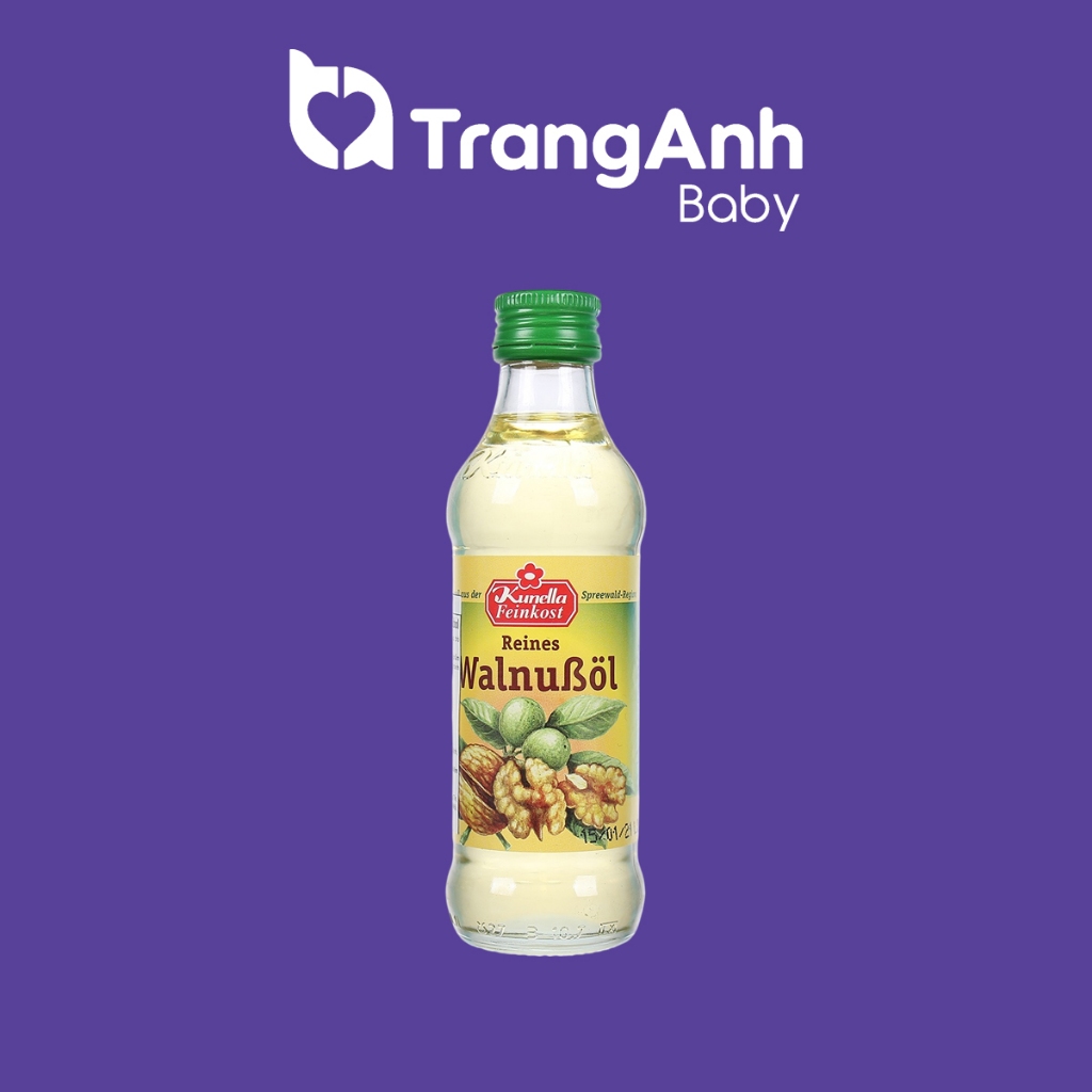 Dầu óc chó ăn dặm Reines WalnuBol 100ml cho bé