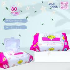 1 gói khăn ướt 80 tờ MAX COOL