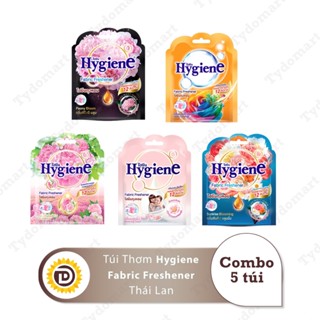 (Combo 5 Túi) Túi Thơm Hygiene Thái Lan Hương Hoa Thơm Mát Để Treo Tủ Quần Áo 8g/túi