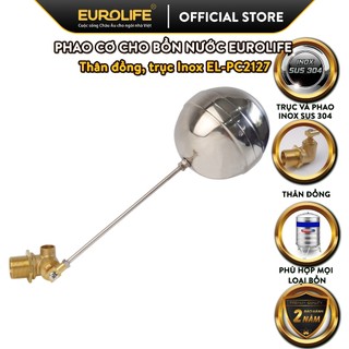 Phao cơ cho bồn nước ren ngoài 21mm và 27mm eurolife el-pc2127