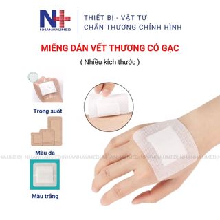  Miếng Dán Vết Thương Có Gạc Vô Trùng Miếng Dán Vết Mổ Sau Sinh Băng Gạc Vô Trùng Chống Thấm Nước 