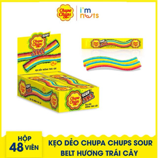  Kẹo dẻo hương trái cây Chupa Chups Sour Belt  48 thanh&60 thanh  