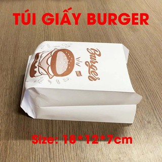 1000 Túi Đựng Burger (giấy hút dầu MG & giấy Fort - Hình Bánh)