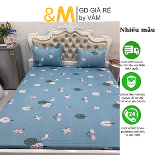  Ga giường chống thấm cotton hoạ tiết nhã nhặn ga trải giường chống nước - Mẫu ngẫu nhiên 
