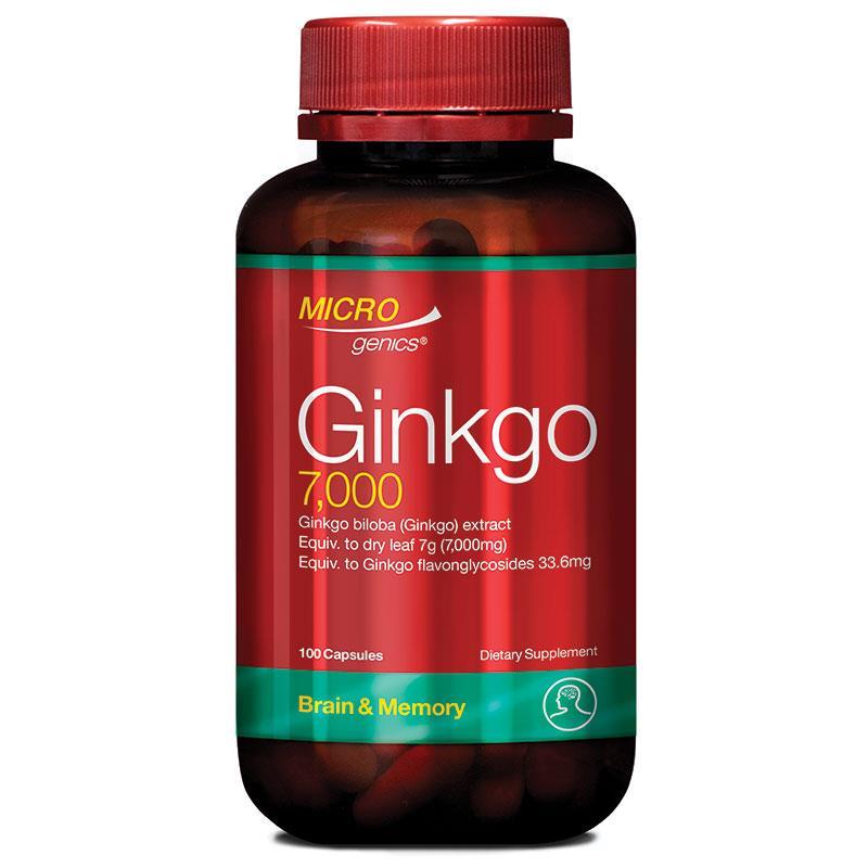 Viên uống bổ nãoMicrogenics Ginkgo 7000 100 Viên Nang