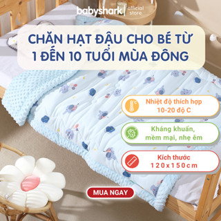 Chăn cho bé đi học mùa đông từ 1 đến 10 tuổi, mềm cho bé đi học tiểu học hạt đậu mềm mại 120x150cm