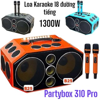 Loa Karaoke Xách Tay, Loa Kéo Bluetooth JB Box 310 Công Suất 1300w 18 Đường Tiếng, Chất Âm Mạnh Mẽ Âm Thanh Tuyệt Vời