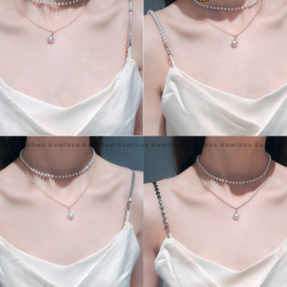 Dây áo ngực  đính đá và ngọc trai giả thời trang điều chỉnh được kích thước nữ Wanhy