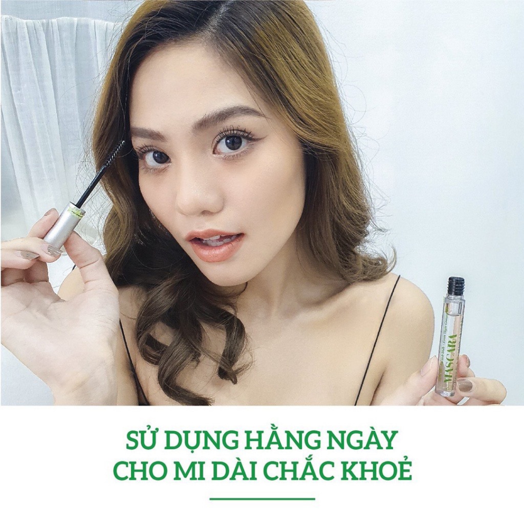 Serum Dưỡng Dài Mi Milaganics Dầu Dừa, Argan & Olive 5ml - Hasaki - Hàng Chính Hãng