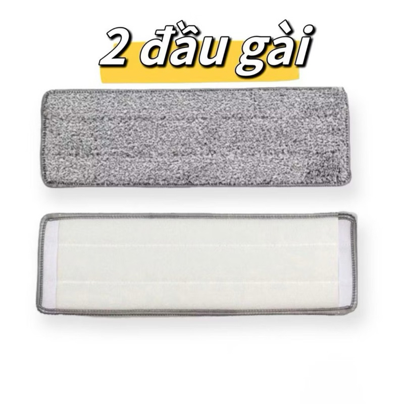 Bông lau nhà thay thế gài 2 đầu kích thước 33x12,Bông lau nhà lau sàn lau kính thay thế cho cây lau | BigBuy360 - bigbuy360.vn