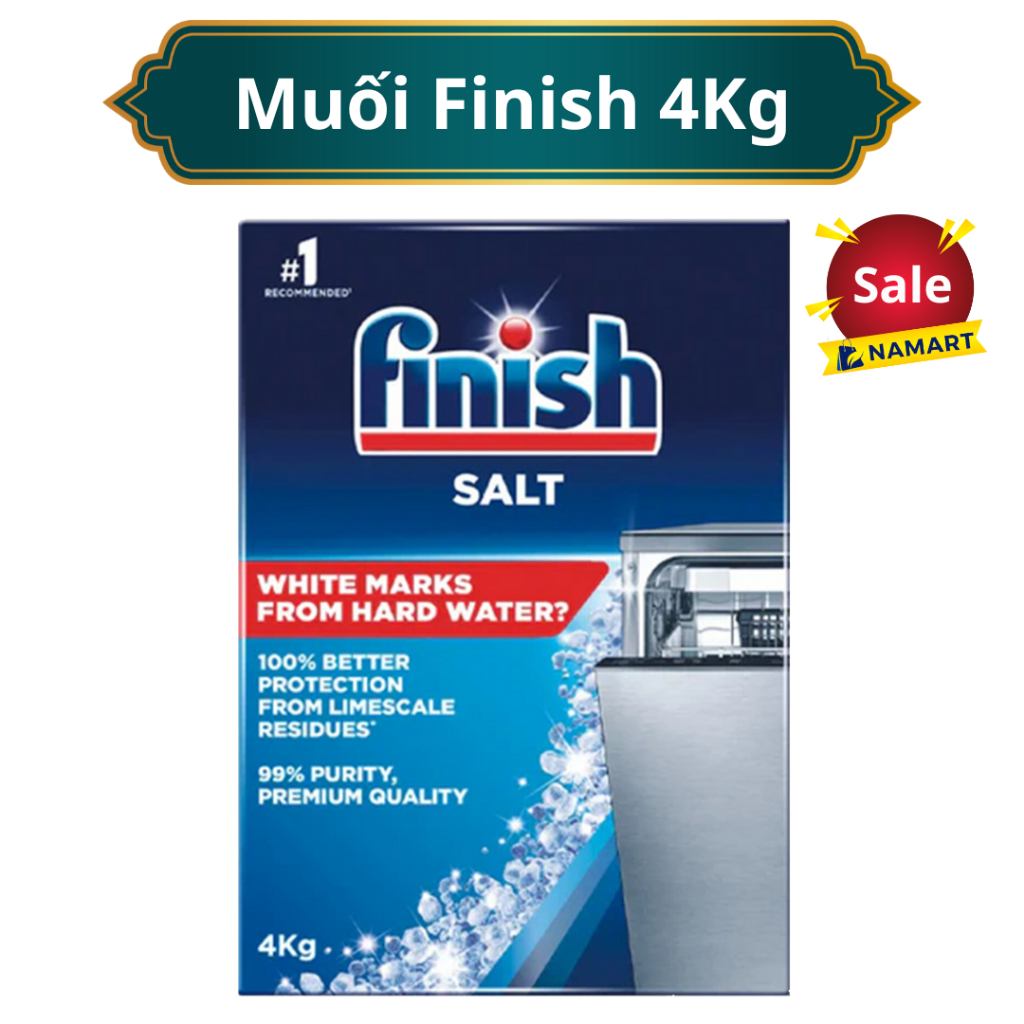 Muối Finish dành cho máy rửa bát/ máy rửa chén