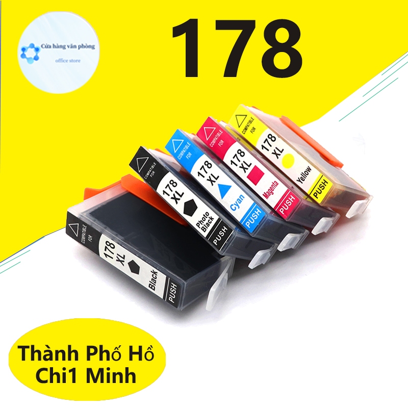 Hộp mực hp 178 và hp178 giành cho máy HP Photo smart 5510 5511 5512 5514 5515 5520 5521 6510 6512 65