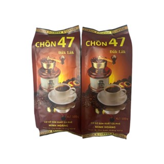  1KG Cà Phê Chồn 47 Đắk Lắk Bịch 500gr- Cà Phê Pha Phin 