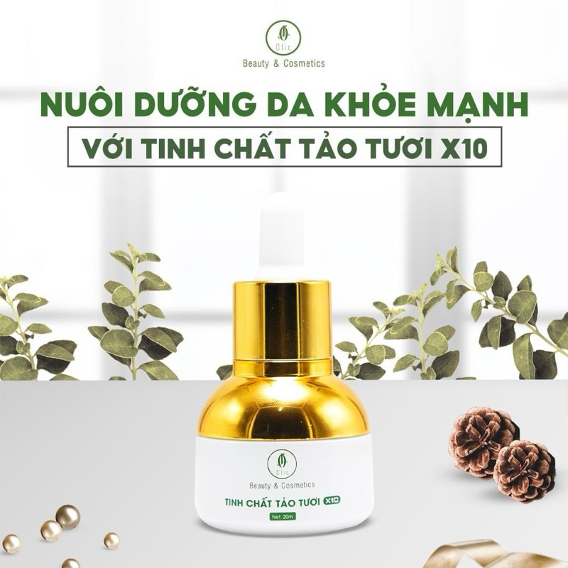 TINH CHẤT TẢO TƯƠI XOÁ NHĂN OLIC
