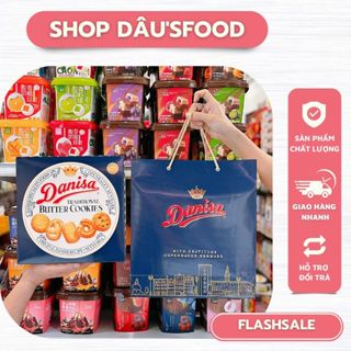   TẾT 2025  Bánh quy bơ Danisa hộp kèm Túi Giấy 