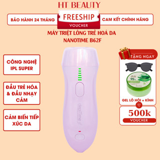 Máy triệt lông cá nhân cầm tay trẻ hoá da công nghệ IPL, Photon NanoTime B62F HT Beauty 500.000 xung