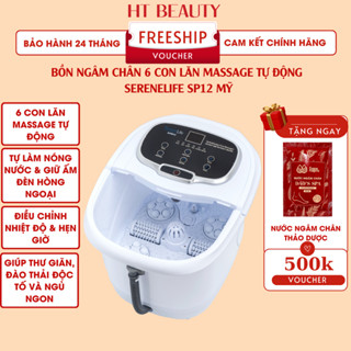 Bồn ngâm chân massage tự động Serenelife SL12 của Nhà HT Beauty, Máy ngâm chân nước nóng thư giãn