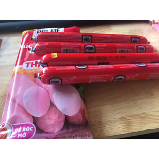 Xúc xích PONNIE  gói bé 95g(5 cây x19g)/ gói  nhỡ 175g(5cây x35g) /gói  to 280g( 4 cây x 70g).