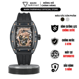 Đồng hồ automatic nam chính hãng lộ máy cơ chống nước,Đồng hồ MarkFairWhle có dạ quang,Đồng hồ đeo tay quà tặng nam giới