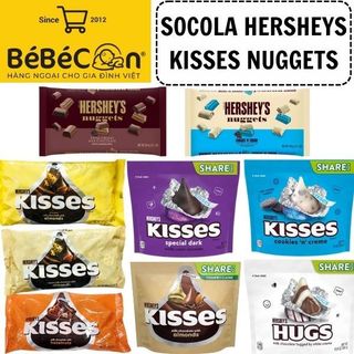 [MIX ĐỦ VỊ] Socola Kisses Nugggets Hershey