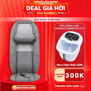 Đệm ghế massage toàn thân Homedics MCS-1010HJ công nghệ Shiatsu massage trị liệu giảm đau lưng