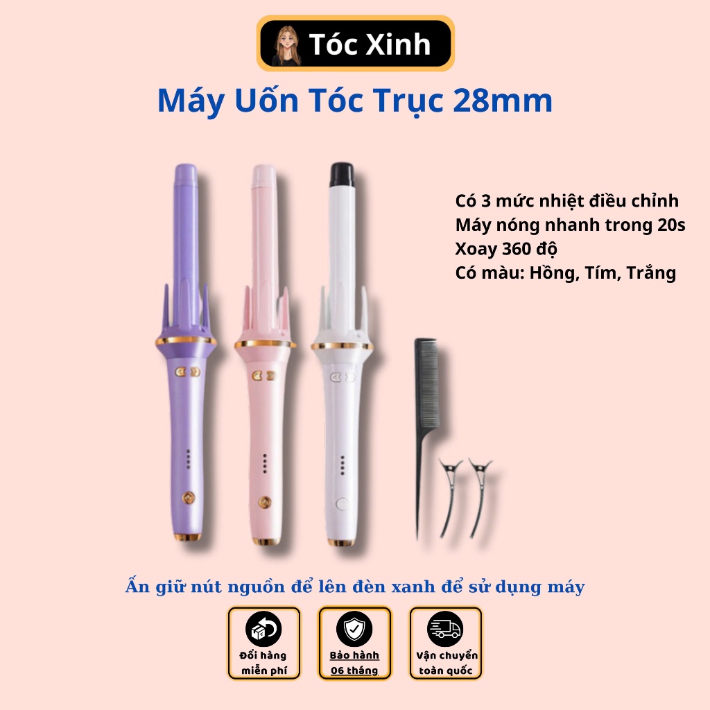 Máy Uốn Tóc Xoăn Tự Động Automatic Curler Cao Cấp Hàn Quốc UT04