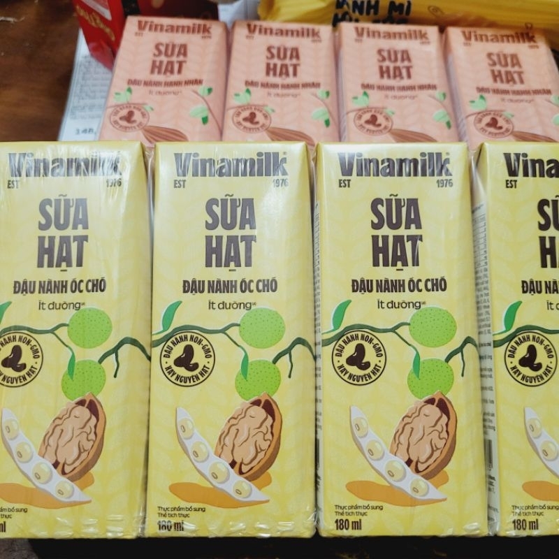 Combo 2 lốc Sữa đậu nành óc chó vinamilk