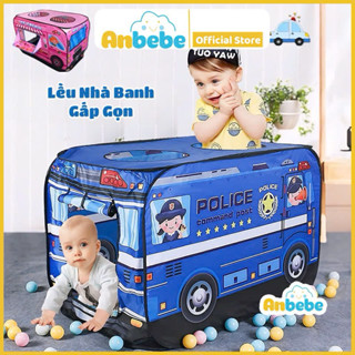 Lều đồ chơi ANBEBE cỡ lớn ( LOẠI 1) cho bé lều ô tô nhà banh đa chức năng có thể làm đồ chơi trong nhà và ngoài sân vườn