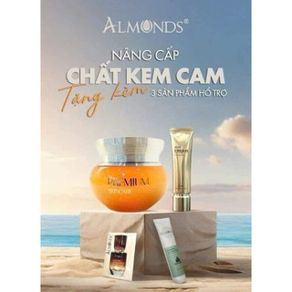 Kem cam mờ nám tặng kèm tuýp AHA xử lý nám Almonds