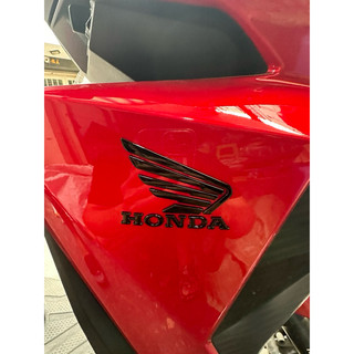 Tem Chữ Nổi Honda Cánh Chim Nhựa Cứng ABS Dán Xe Máy