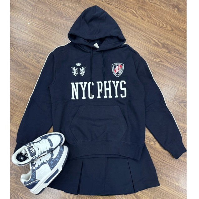 CHÍNH HÃNG Áo hoodie Spao lót bông oversize