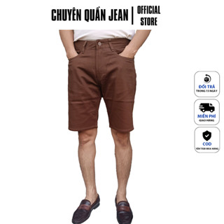 Quần Short Kaki Nam May Kiểu Jean Đủ Màu - Quần Kaki Ngắn Chất Vải Co Giãn Thoải Mái - MAXXLOOK KAKI