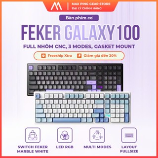 Bàn phím cơ Feker Galaxy100 (Full Nhôm CNC, 3 Modes, Gasket Mount)