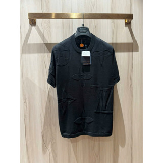 Áo phông len nam nữ hoạ tiết vân dập chìm cực hot - Chất liệu vải dệt kim - Fom dáng đẹp - Dễ mặc