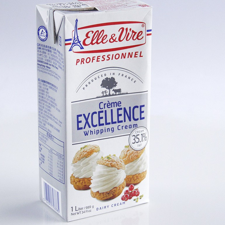 Kem Elle & Vire 1 lít (Whipping Elle & Vire 1Lít)