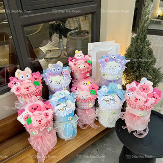 [MỚI] Bó hoa gấu bông loppy, melody,kuromy,kirby, quà tặng bạn gái,quà tặng valentine, sinh nhật