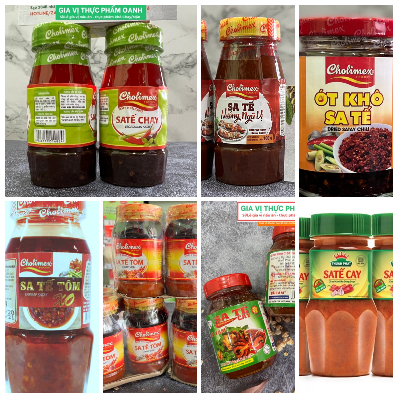 [chay/mặn]SA TẾ chay/mặn ít cay, siêu cay
