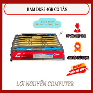 RAM DDR3 4GB CÓ TẢN BUS 1333-1600 2ND ( bất kỳ elite ,hyper, gskill)