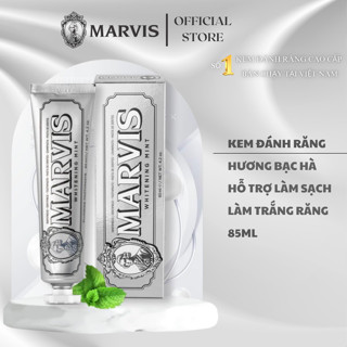 Kem Đánh Răng Marvis Làm Trắng Răng Thơm Miệng - Whitening Mint 85ml