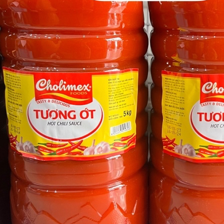 [1 bình 5kg][Chay/mặn]Tương ớt Cholimex