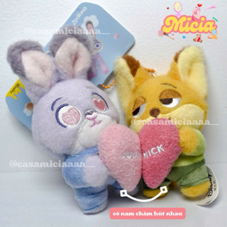   SẴN HÀNG HỎA TỐC   AUTH  Móc khoá đôi Zootopia các cặp đôi móc khóa Disney chính hãng CASAMICIA 💚 