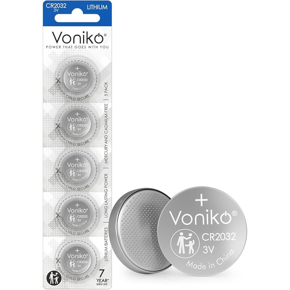 Vỉ 5 viên pin Voniko Lithium CR2032 / CR 2032 3volt - Chính hãng