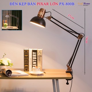 Đèn Bàn Học Pixar Bóng Led Kẹp Bàn Chống Cận Bảo Vệ Mắt Mạ Đồng Cao Cấp Size Lớn