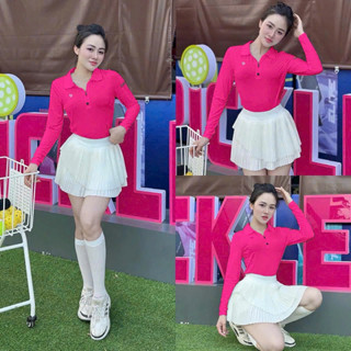 [PICKLEBALL] Set bộ váy áo dài tay chơi Pickleball, Tennis, Golf hàng quảng châu cao cấp