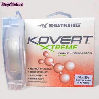 Dây Leader 100% Fluorocarbon KASTKING XTREME 46m 25-50Lb