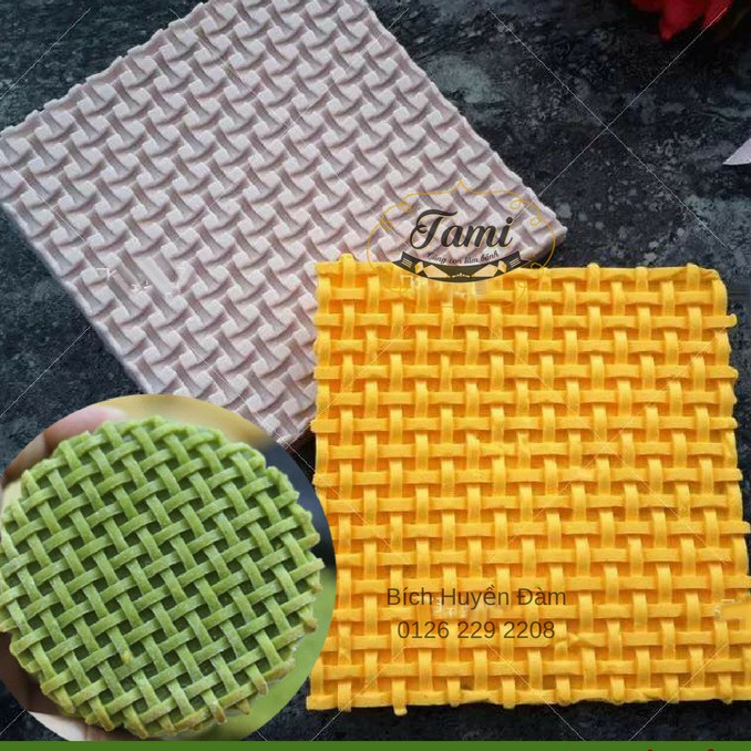 Khuôn silicon mặt đan rổ SP928